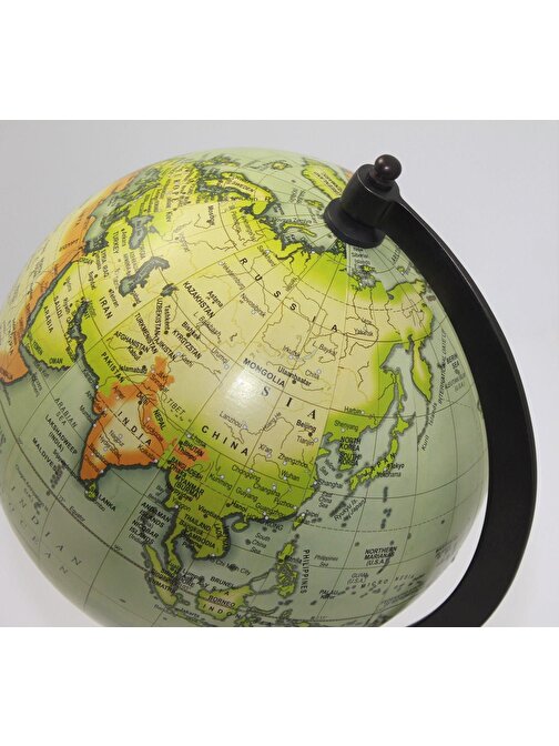 Tugra Ticaret Dünya Küre Dekoratif 360 Derece Dönebilen Dekoratif Dünya Küre
