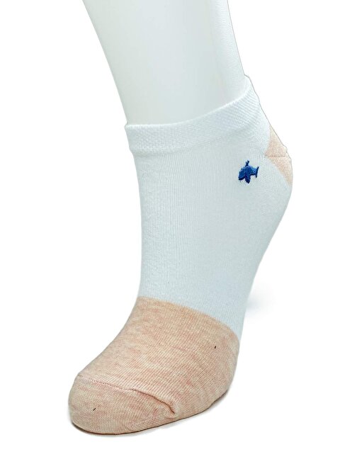 nefertiya 4 Çift Kadın Pamuk Minyatür Baskılı Modern Yumuşak Bilek Çorap