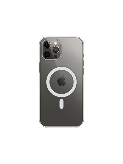 Royal Iphone 13 Uyumlu Kılıf Kamera Lens Korumalı Magsafe Destekli Şeffaf Darbe Emici Sert Kapak