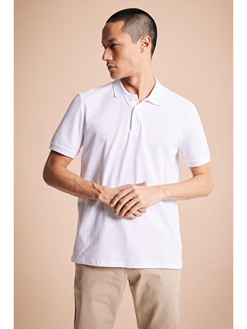 Regular Fit Polo %100 Pamuk Tişört M7676AZ23SP