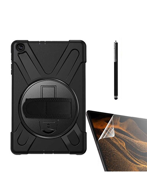 Smcase Apple iPad Mini 5 Kılıf Tablet Tank Koruma Defender Standlı df11  Nano  Kalem