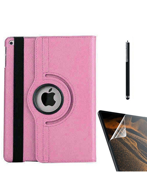 Smcase Apple iPad 10.2 2021 9.Nesil Kılıf 360 Dönebilen Koruma Kapaklı Standlı dn22  Nano  Kalem