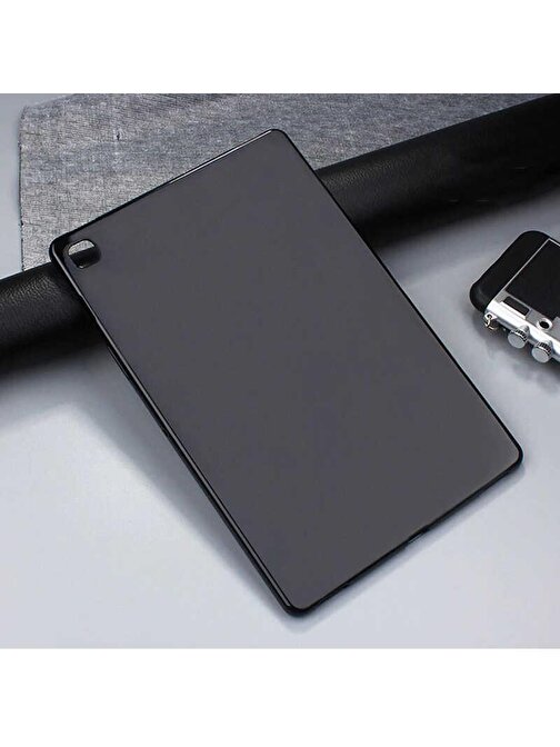 Smcase Samsung Galaxy Tab S6 Lite P610 Kılıf Arkası Buzlu Lüx Koruma Silikon s2