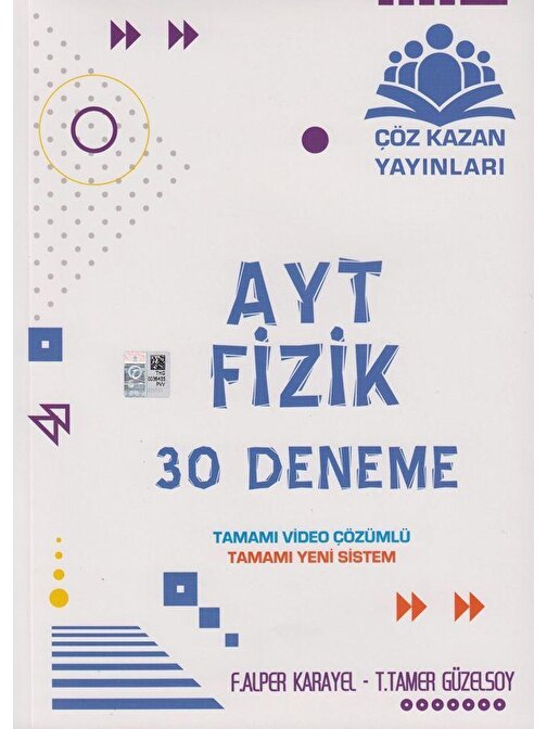 Ayt Fizik 30 Deneme Çöz Kazan Yayınları