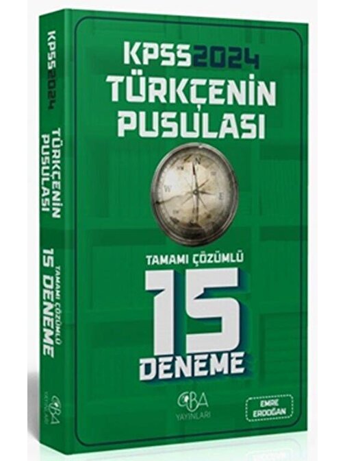 2024 Kpss Türkçenin Pusulası 15 Deneme Çözümlü Cba Yayınları