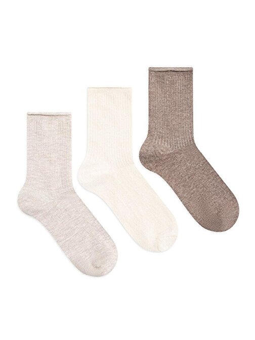 Mavi - 3lü Soket Çorap Seti 1912076-80084