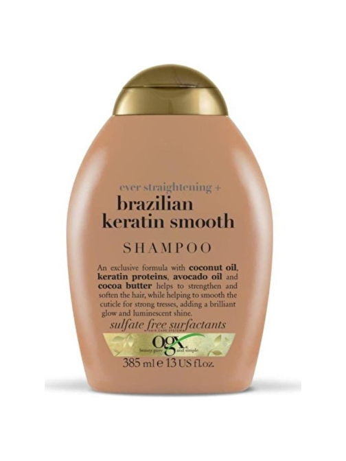 Ogx organix Brazilian Keratin Smooth Şampuan 385 ml