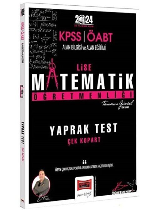 Yargı Yayınları 2024 Kpss Öabt Lise Matematik Öğretmenliği Çek Kopart Yaprak Test