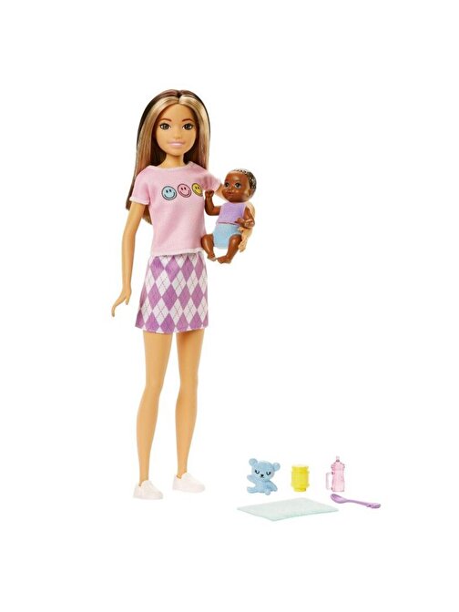 Barbie GRP10 Skipper™ Bebek Bakıcısı™ Bebek ve Aksesuarları Oyun Seti GRP10 HJY32
