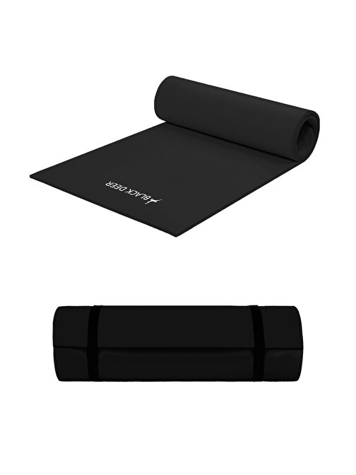 Pilates Yoga Kamp Matı Egzersiz Minderi Kaymaz Taban 180x55 cm 8mm