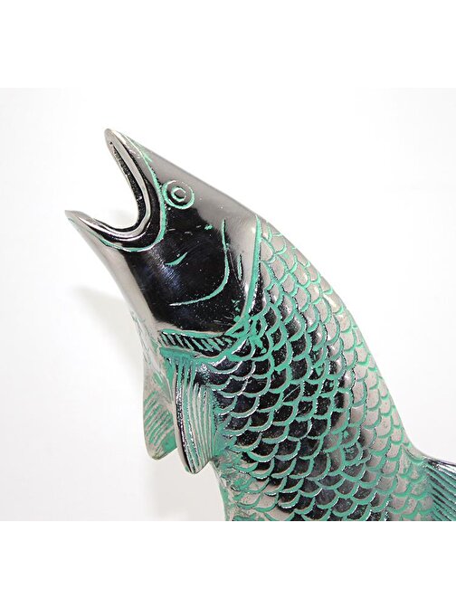 Tugra Ticaret Metal Balık 43 Cm Dekoratif Hediyelik