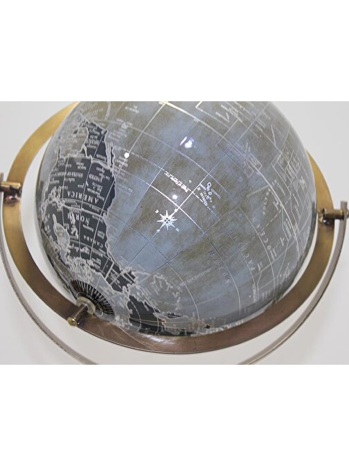 Tugra Ticaret Tripod Standlı Dönen Dekoratif Dünya Yerküre Harita Hediyelik