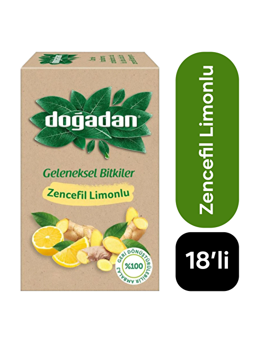 Doğadan Limon Zencefil Çayı