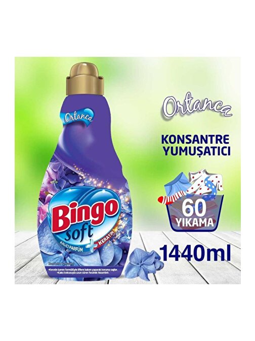 Bingo Soft 23685 Ortanca Çamaşır Yumuşatıcısı 1440 ml