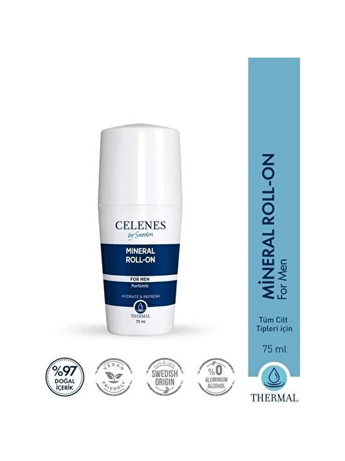 Celenes Roll On Thermal For Men Parfümlü 75 ml