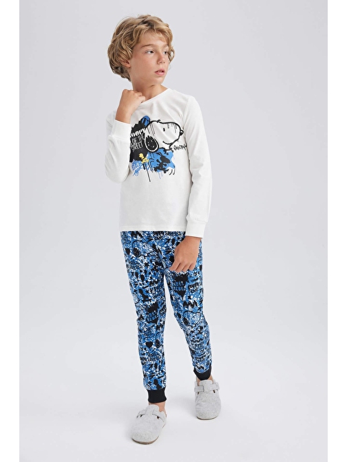 Erkek Çocuk Snoopy Uzun Kollu Pijama Takımı A6730A823AU