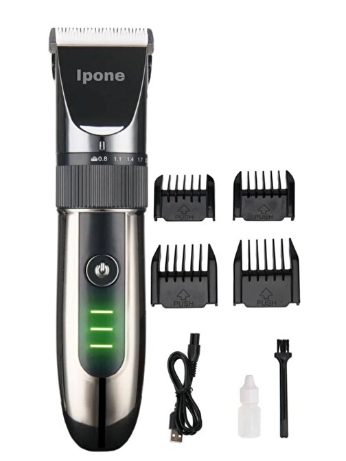 IP-1012 Kişisel Bakım Aleti Profesyonel Saç- Sakal Vücut Tüyleri Kesme Tıraş Makinesi