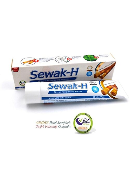 Sewak-H Misvak Özlü Diş Macunu 80 GRAM