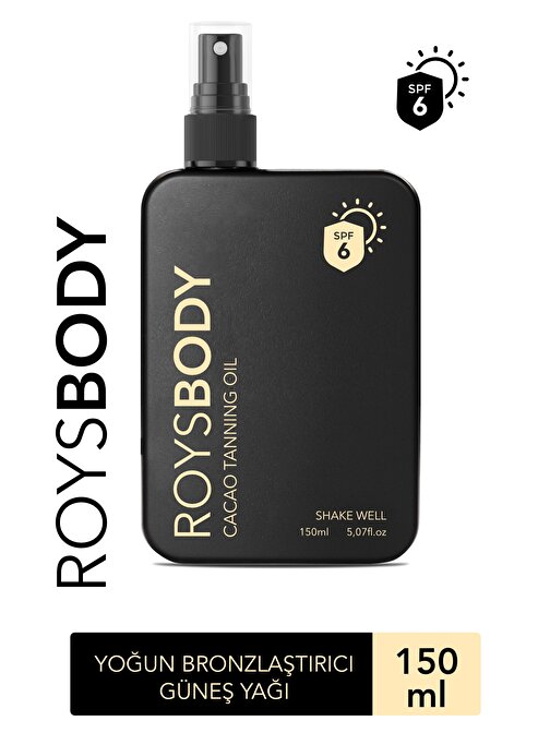 Roys Beauty Tanning Body Oil Yoğun Bronzlaştırıcı Yağ 150 ml Spf 6