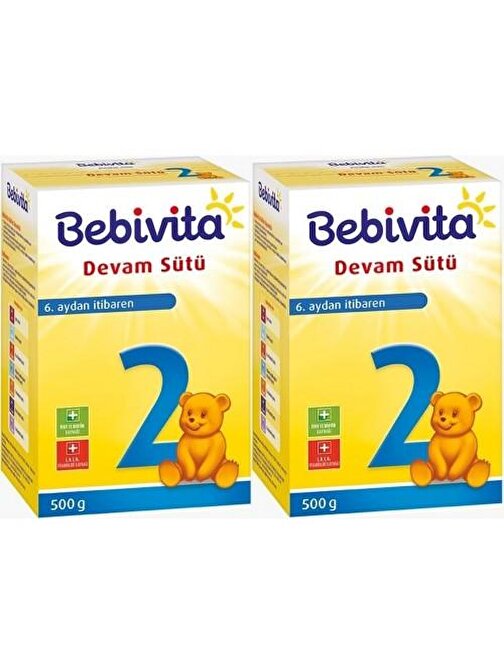 Bebivita Bebek Sütü 2 No 500 gr x 2 Adet