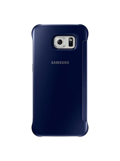 Samsung Samsung Galaxy S6 Orjinal Clear View Cover - Siyah EF-ZG920BBEGWW