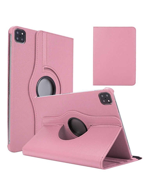 Smcase Apple iPad Air 10.9 2022 5.Nesil Kılıf 360 Dönebilen Koruma Kapaklı Standlı dn2