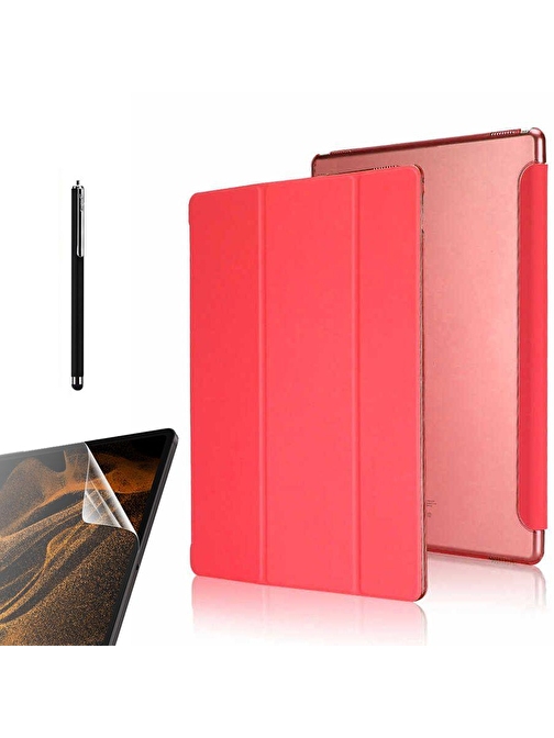 Smcase Apple iPad 6 Air 2 Kılıf Uyku Modlu Standlı Smart Cover Kapaklı sm1  Nano  Kalem