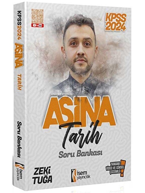 2024 Kpss Aşina Tarih Tamamı Video Çözümlü Soru Bankası İsem Yayınları