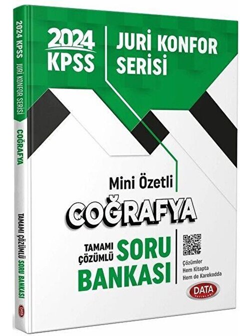 2024 Kpss Jüri Konfor Serisi Coğrafya Tamamı Çözümlü Soru Bankası Data Yayınları