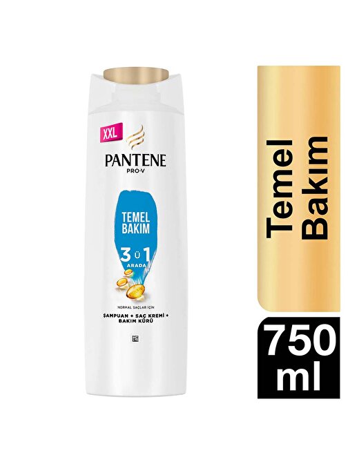 Pantene 3'ü 1 Arada Kepeğe Karşı Etkili Şampuan 750 ml