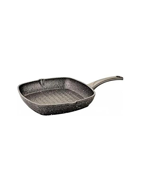 Oms Collection 28 x 28 cm Granit Grill Tava Gri