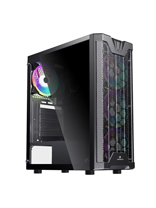 GameBooster GB-F3101B USB 3.0, ATX Mesh, RGB Fan, Siyah Kasa  (PSU yok)