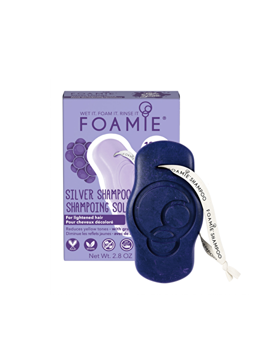 Foamie Silver Linings Shampoo Bar Boyalı Sarı Saçlar İçin Katı Şampuan 80 g