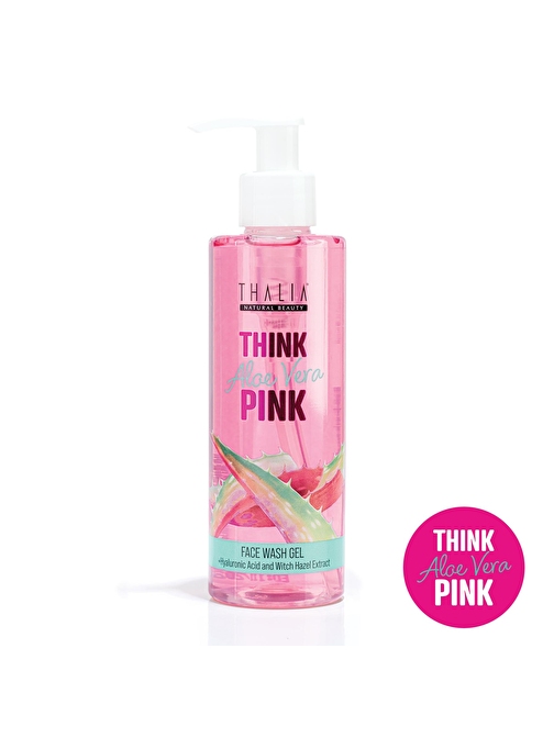 Thalia Pink Aloe Vera Özlü Hyaluronic Asitli Nemlendiricili Yüz Yıkama Jeli 200ml