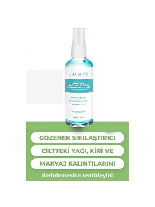 Licape Gözenek Sıkılaştırıcı Arındırıcı Yağ Dengeleyici Tonik 50 ml