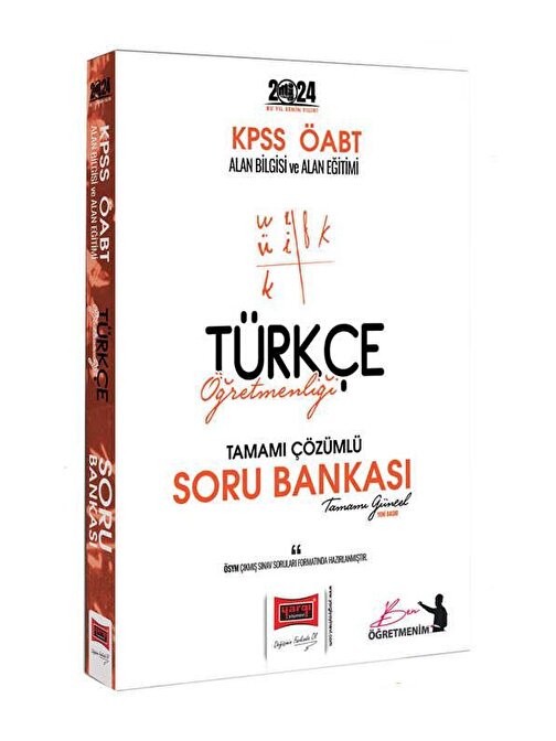 Yargı Yayınları 2024 Kpss Öabt Türkçe Öğretmenliği Tamamı Çözümlü Soru Bankası