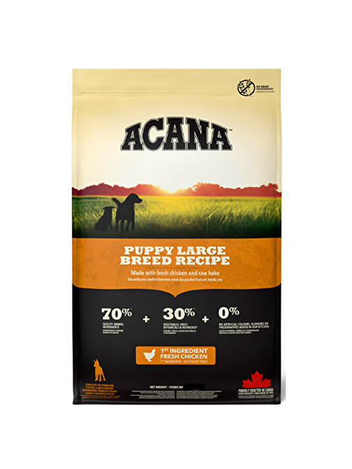 Acana Heritage Puppy Large Breed Büyük Irk Tahılsız Yavru Köpek Maması 17 Kg