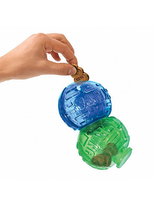 Kong Top Lock-It Ödül Köpek Oyuncağı 2'li 14 Cm