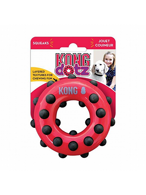 Kong Dotz Kauçuk Halka Köpek Oyuncağı 9,5 Cm Small