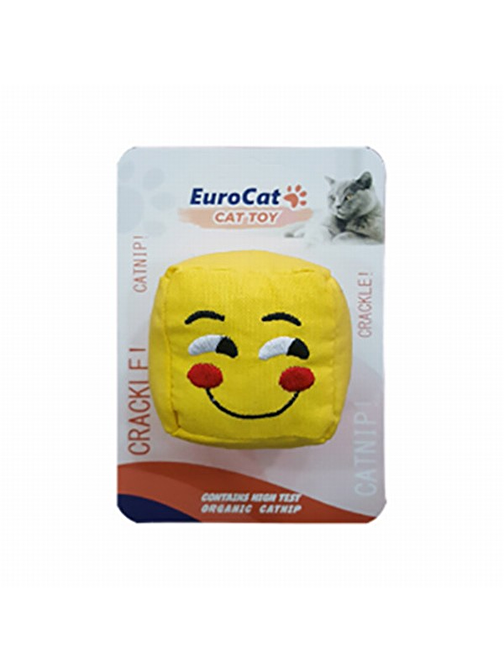 EuroCat Gülen Smiley Küp Kedi Oyuncağı
