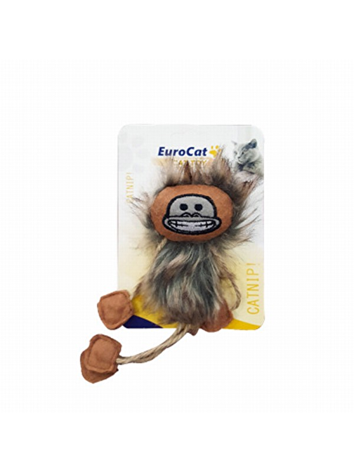 EuroCat Püsküllü Maymun Kedi Oyuncağı