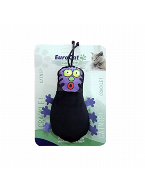 EuroCat Siyah Tırtıl Kedi Oyuncağı