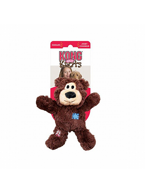 Kong Knots Ayı Peluş Köpek Oyuncağı S-M 19 Cm