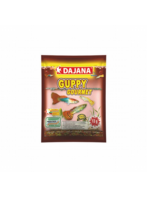 Dajana Guppy Gourmet Flakes Balık Yemi 80 Ml 13 Gr