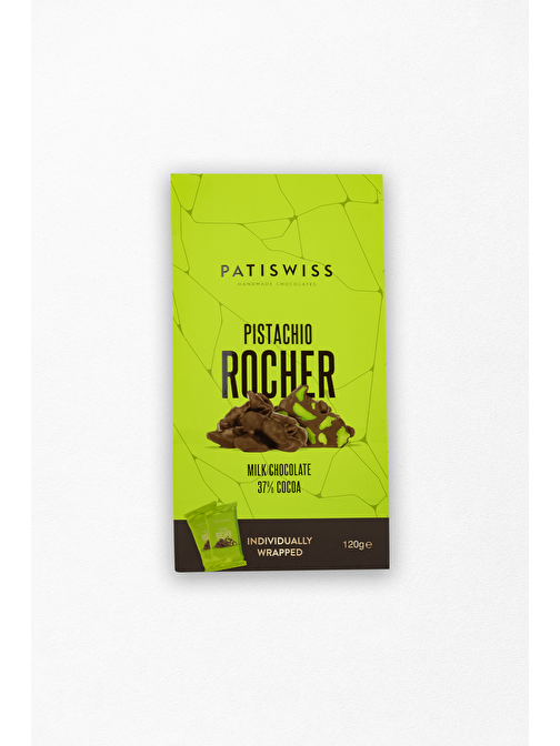 Patiswiss Rocher Sütlü Çikolatalı Antep Fıstığı 120 gr