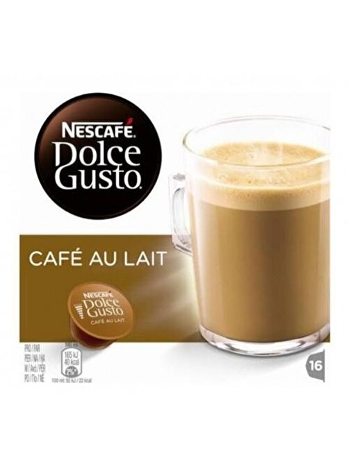 Nescafe Dolce Gusto Coffee Cafe Au Lait 16 Kapsül
