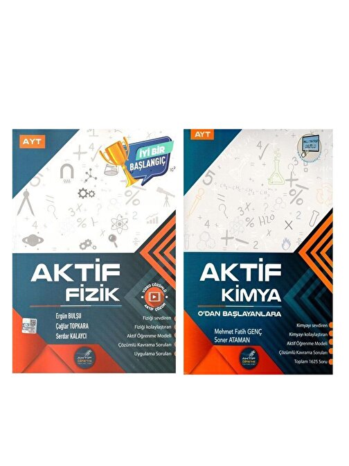 Aktif Öğrenme Ayt Fizik Ve Kimya 0 Dan Başlayanlara Seti 2 Kitap