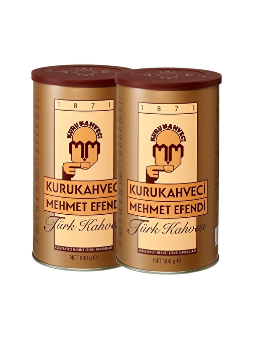 Mehmet Efendi Türk Kahvesi Teneke 2 x 500 gr