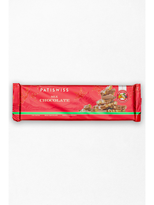 Patiswiss Fındıklı Sütlü Tablet Çikolata 300 gr