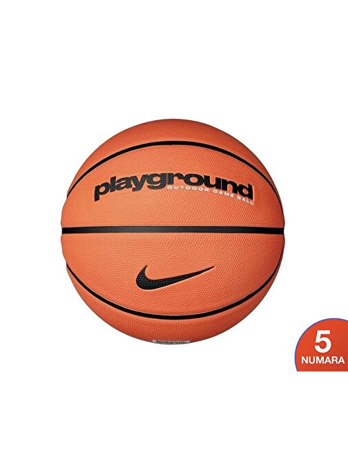 Nike Everyday Playground 8P Deflated Basketbol Topu N.100.4498.814-5 Turuncu